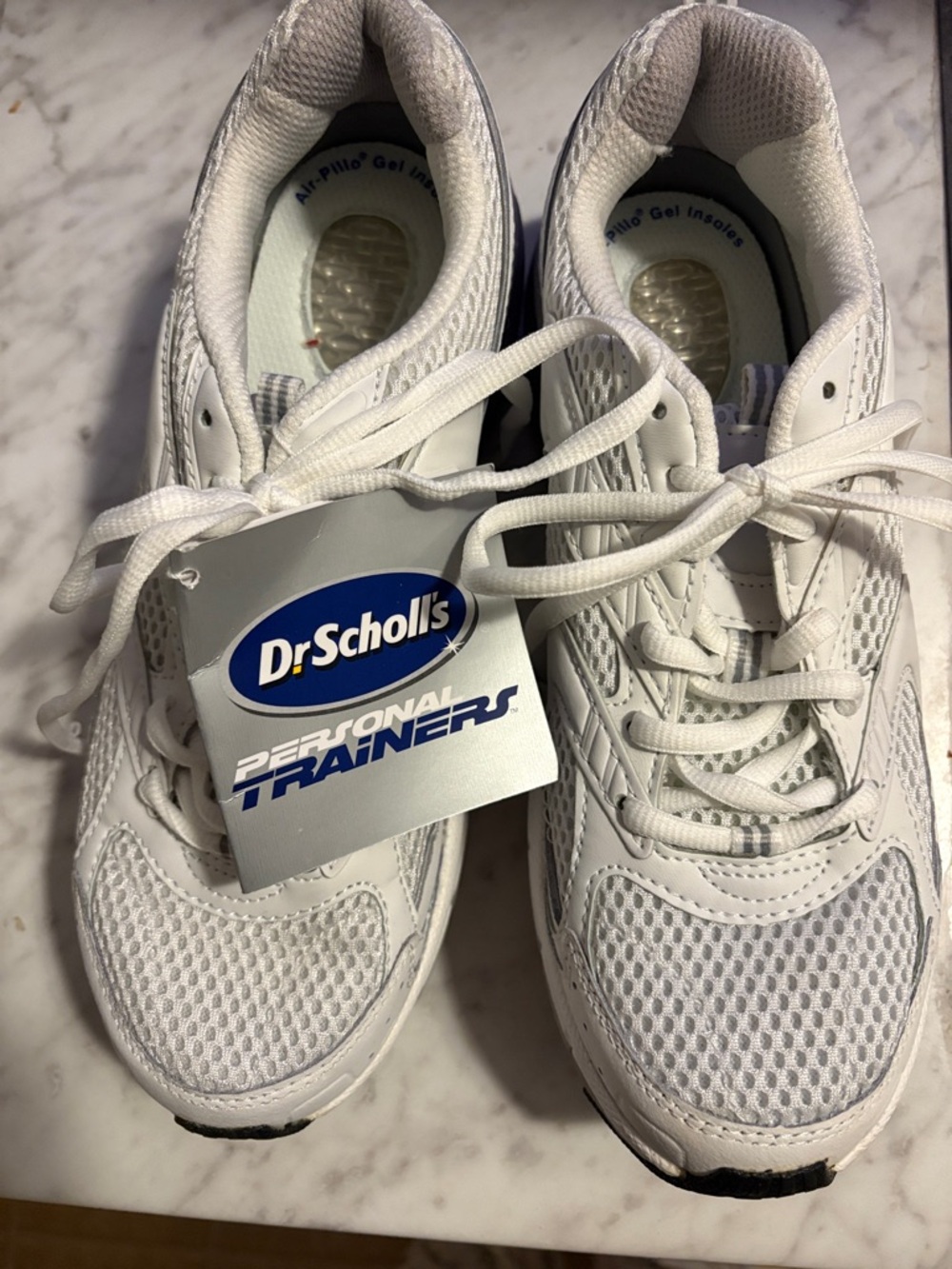Dr. Scholl's White Women's Athletic Walking Trainers
